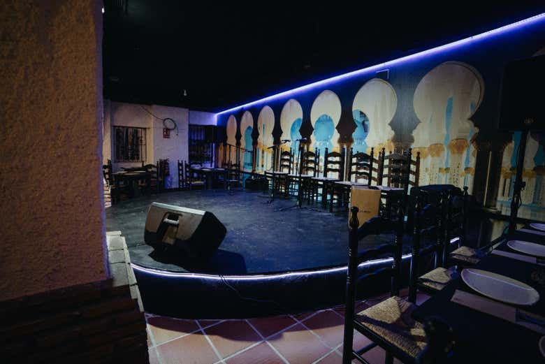 Escenario del Tablao El Jaleo