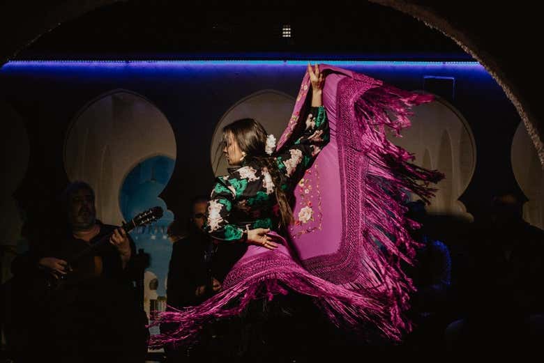 Bailaora del tablao flamenco El Jaleo 